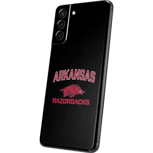 University of Arkansas-Fayetteville Razorbacks Black Galaxy S21 Plus 5G Skin